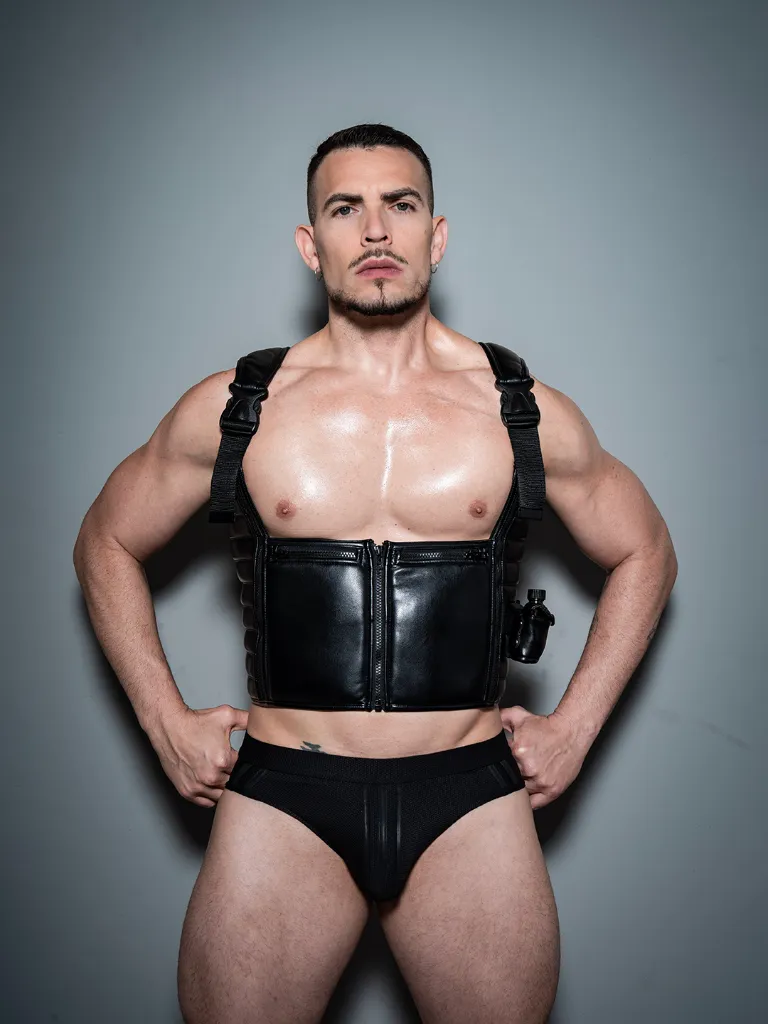 [Pw1-0929509-11-4] BIKER SWAT VEST HARNESS (M/L)